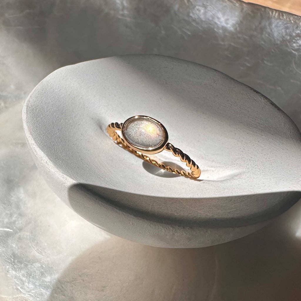 nebula labradorite ring