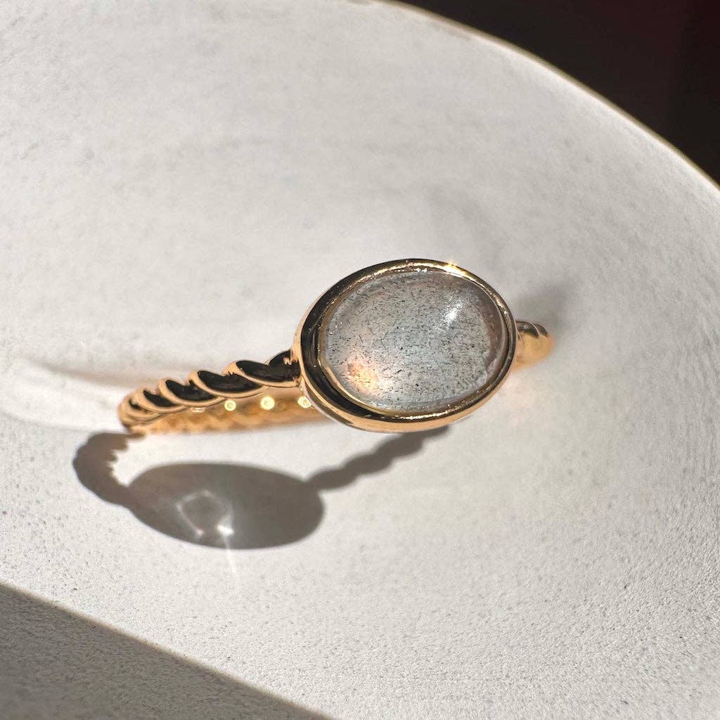 nebula labradorite ring