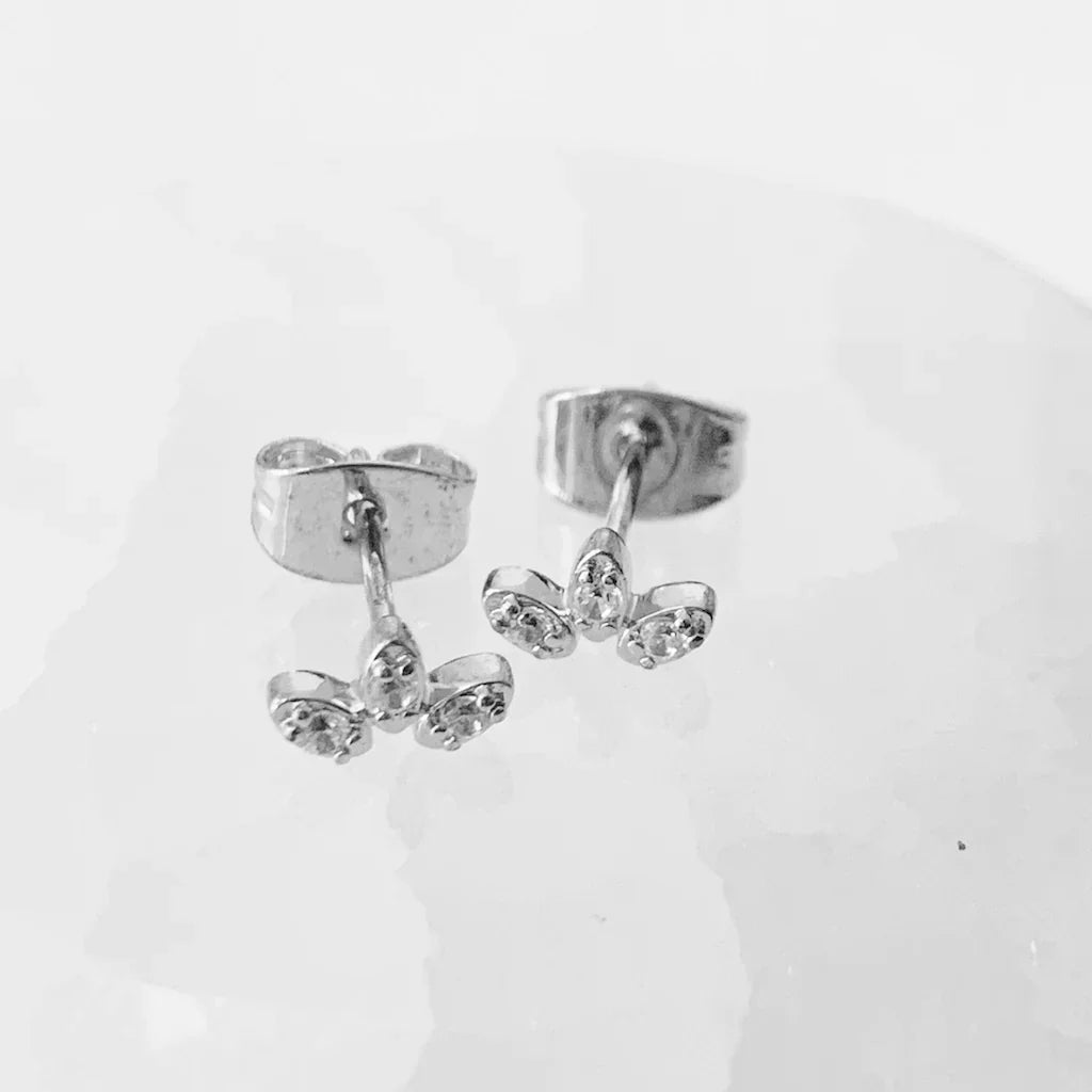 crystal lotus studs