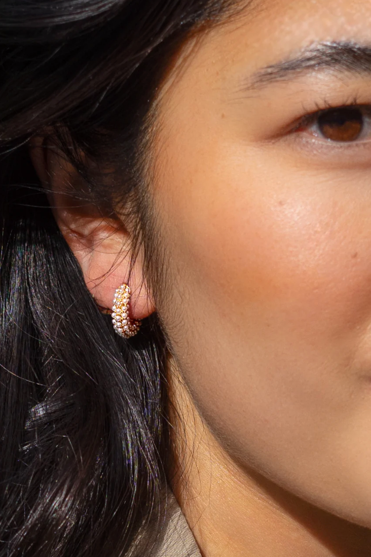 peal mini dot hoops